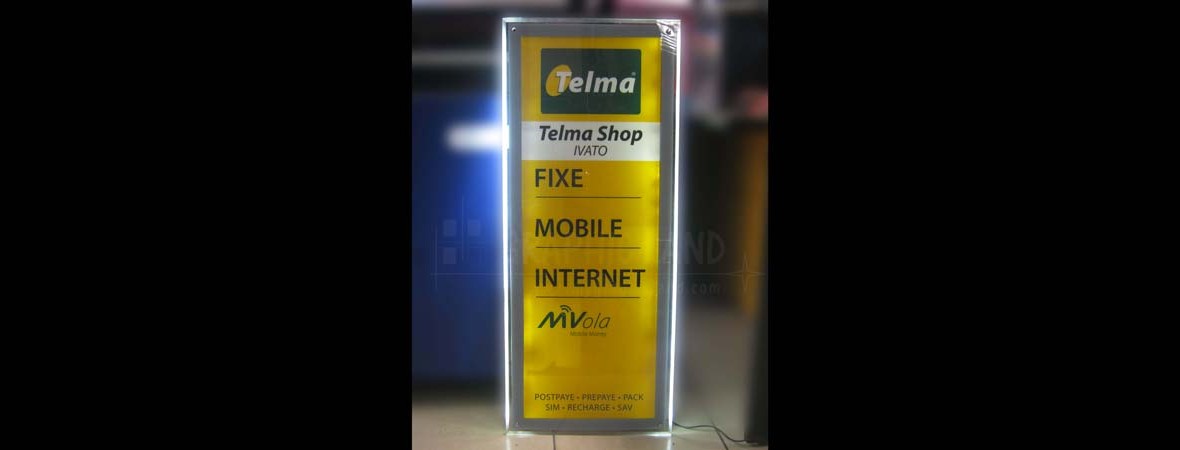 enseigne crystal light Telma