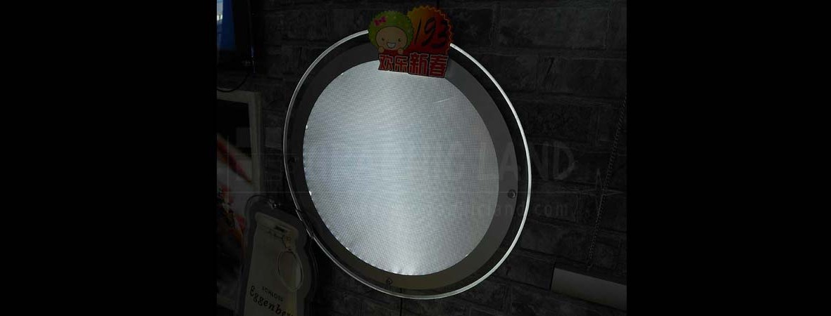 crystal light box rond