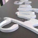 Lettres découpées acrylique