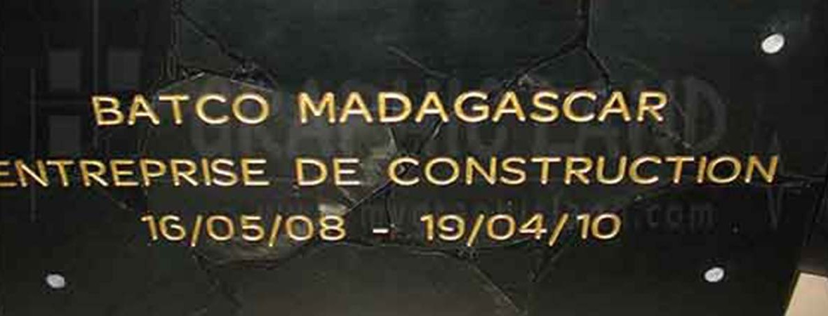 gravure sur marbre Madagascar