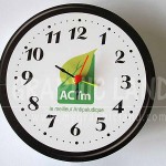 horloge publicitaire