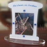 horloge publicitaire