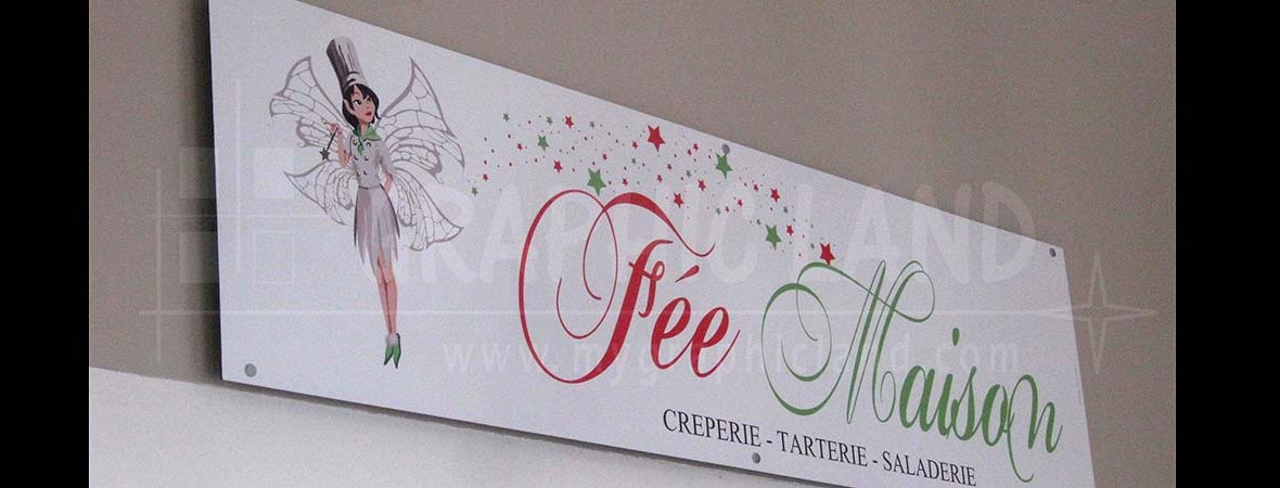 Impression sur alucobond : Fée Maison