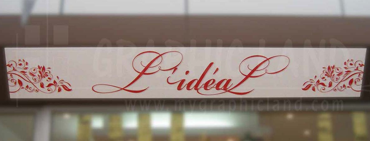 Impression sur alucobond : L'Idéal