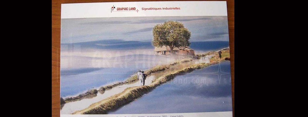 Impression sur alucobond : photo