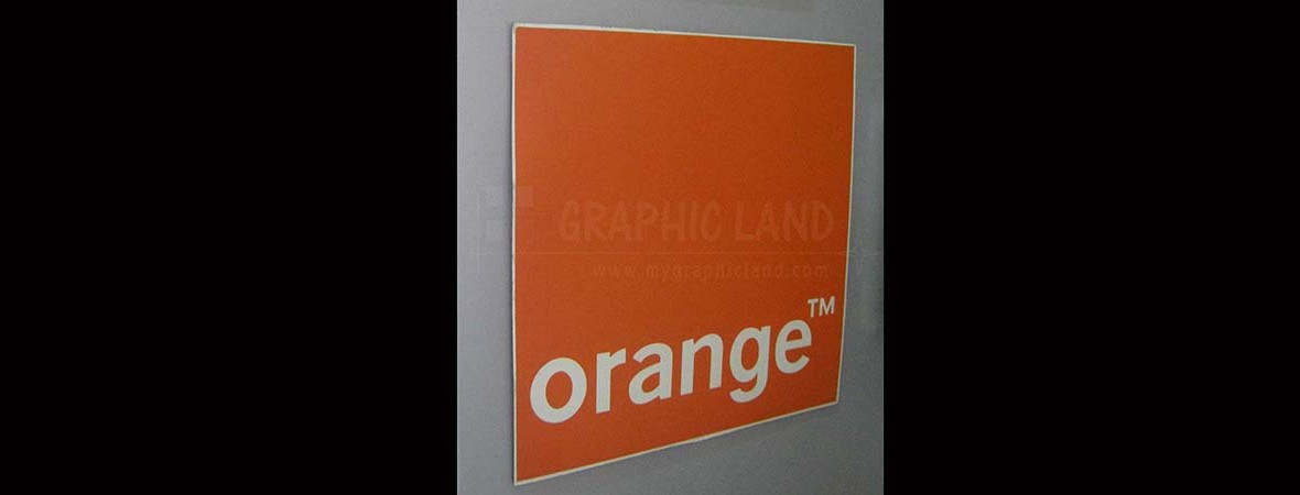 impression sur métal, Orange