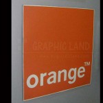 impression sur métal, Orange