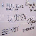 lettre en relief aluconbond miroir