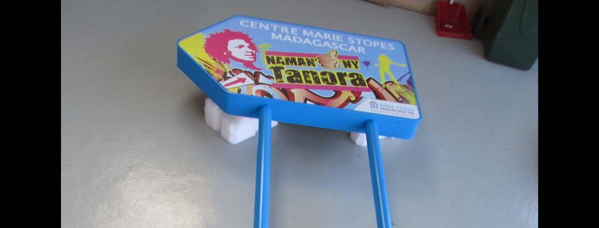 panneau signalétique Marie Stopes